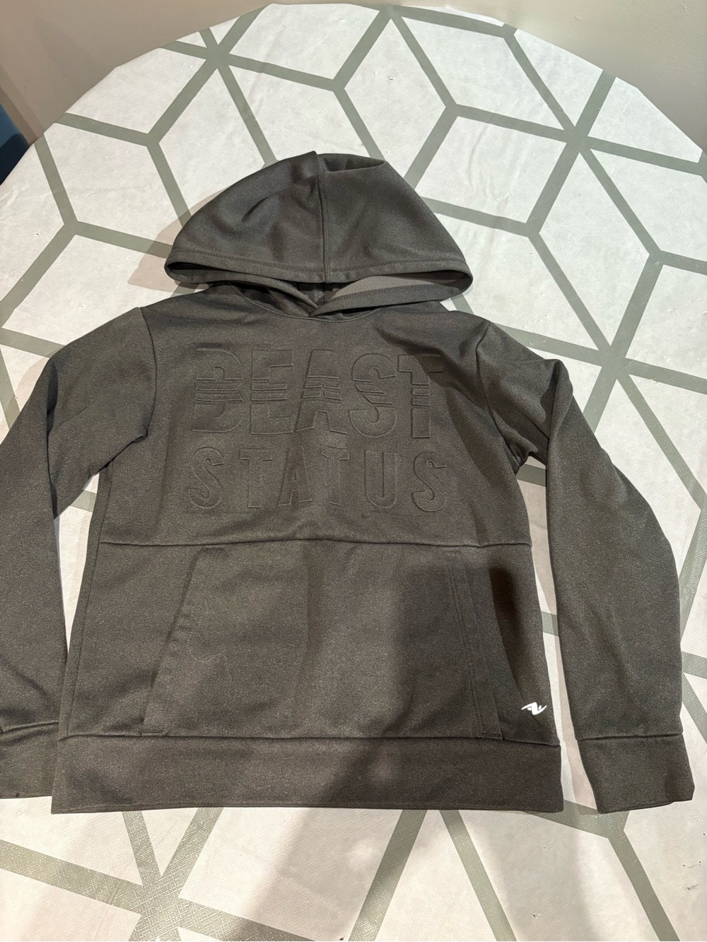3/15$!Athletic Works Black 'Beast Status' Kids Crewneck Hoodie